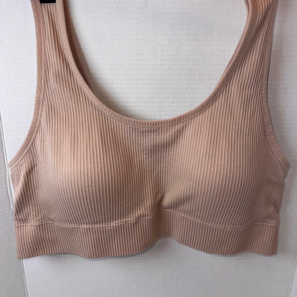 Torrid Bra Bralette Set Women 44DDD Nude 360 Back Smoothing Lattice Ribbed